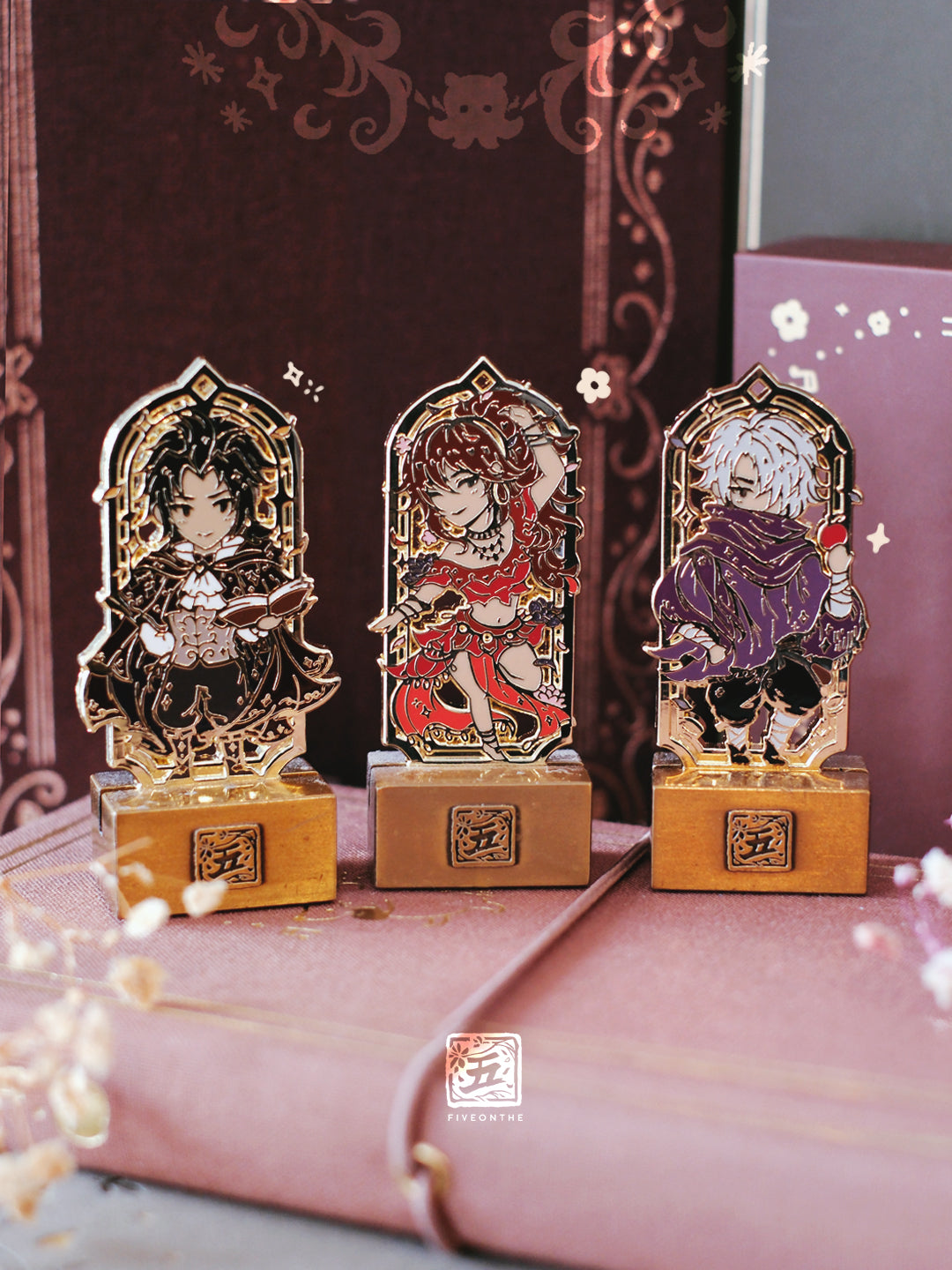 Octopath Traveler I ✦ Mini Enamel Pin Standees