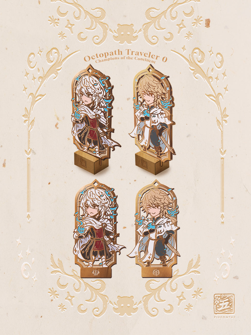 Octopath Traveler 0 ✦ Mini Enamel Pin Standees