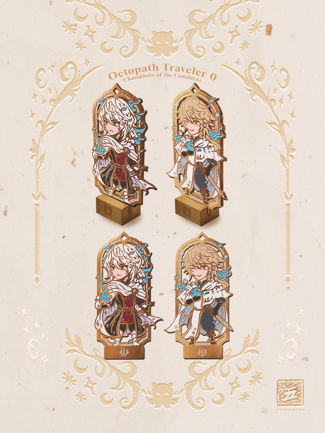 Octopath Traveler 0 ✦ Mini Enamel Pin Standees
