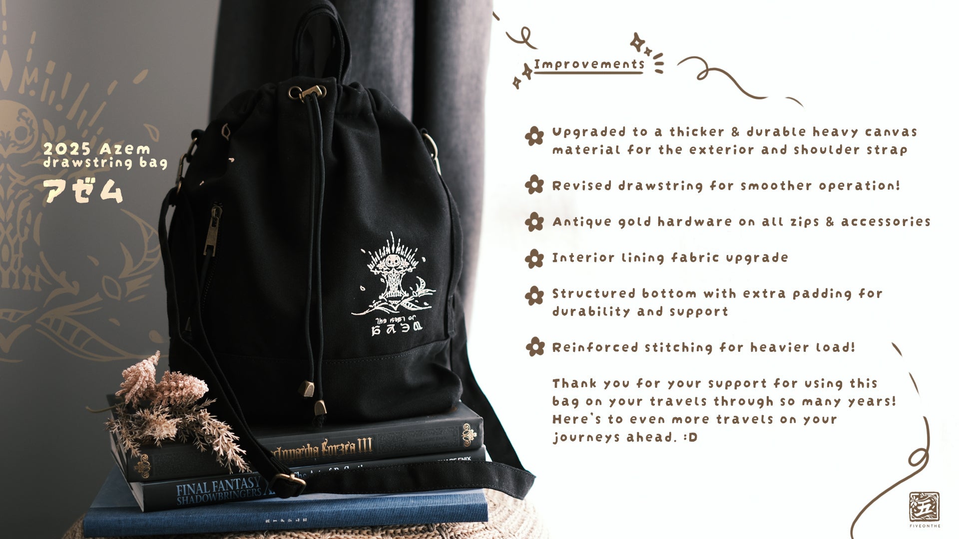 Azem the Traveller's Bag ✦ FFXIV Drawstring Bag