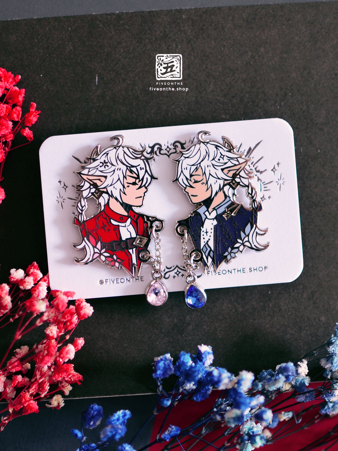 Alisaie & Alphinaud ✦ FFXIV Endwalker Enamel Pin