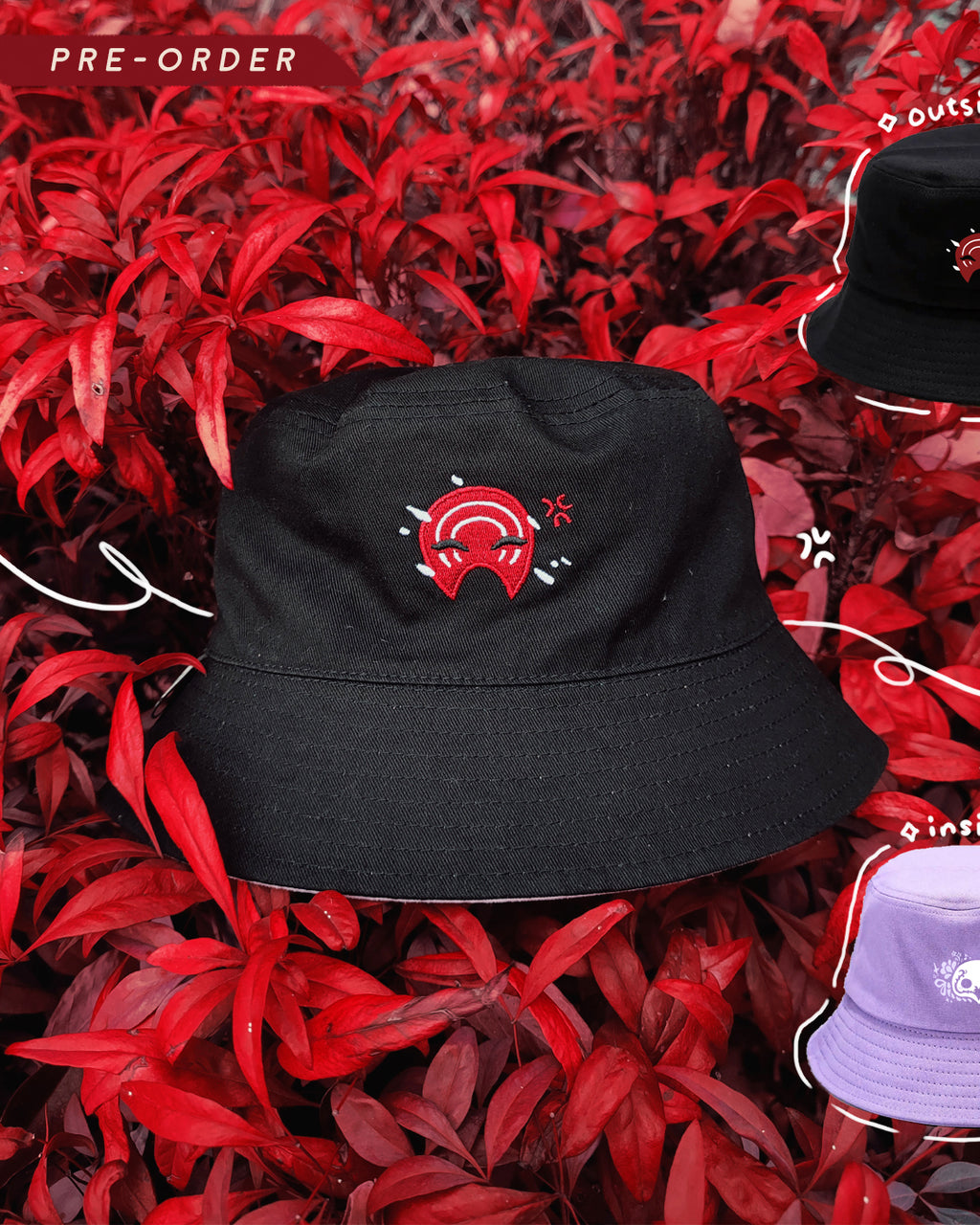 【PRE-ORDER】 Hades & Hythlodaeus ✦ FFXIV Reversible Bucket Hat
