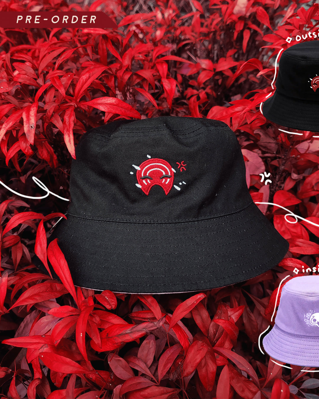【PRE-ORDER】 Hades & Hythlodaeus ✦ FFXIV Reversible Bucket Hat