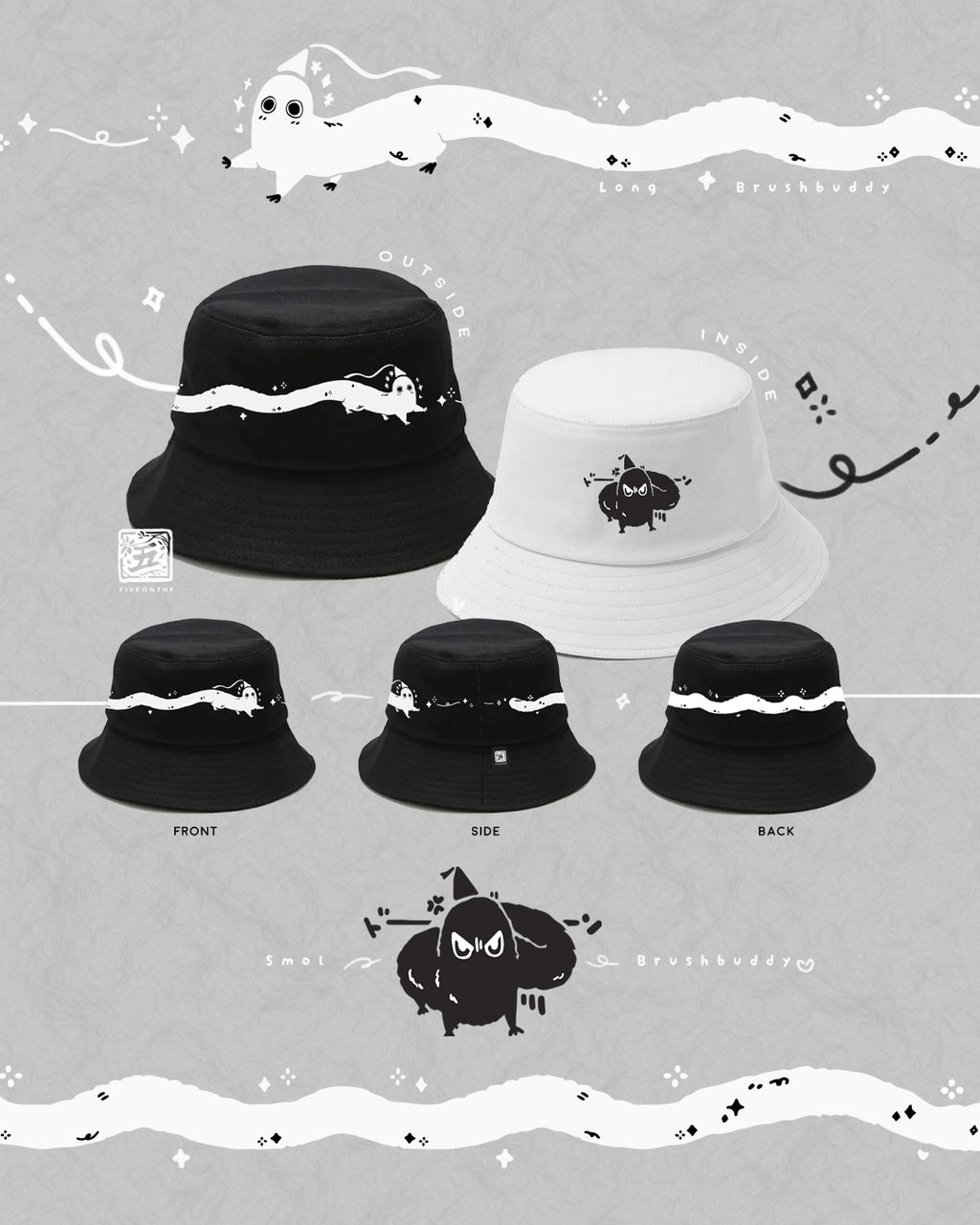 【PRE-ORDER】 Brushbuddy Reversible Bucket Hat ✦ Witch Hat Atelier