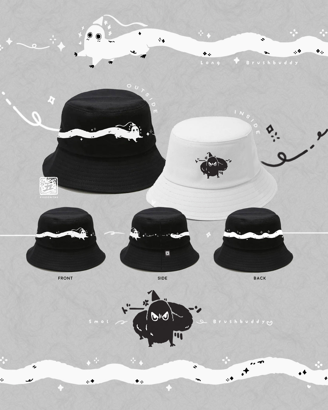 【PRE-ORDER】 Brushbuddy Reversible Bucket Hat ✦ Witch Hat Atelier
