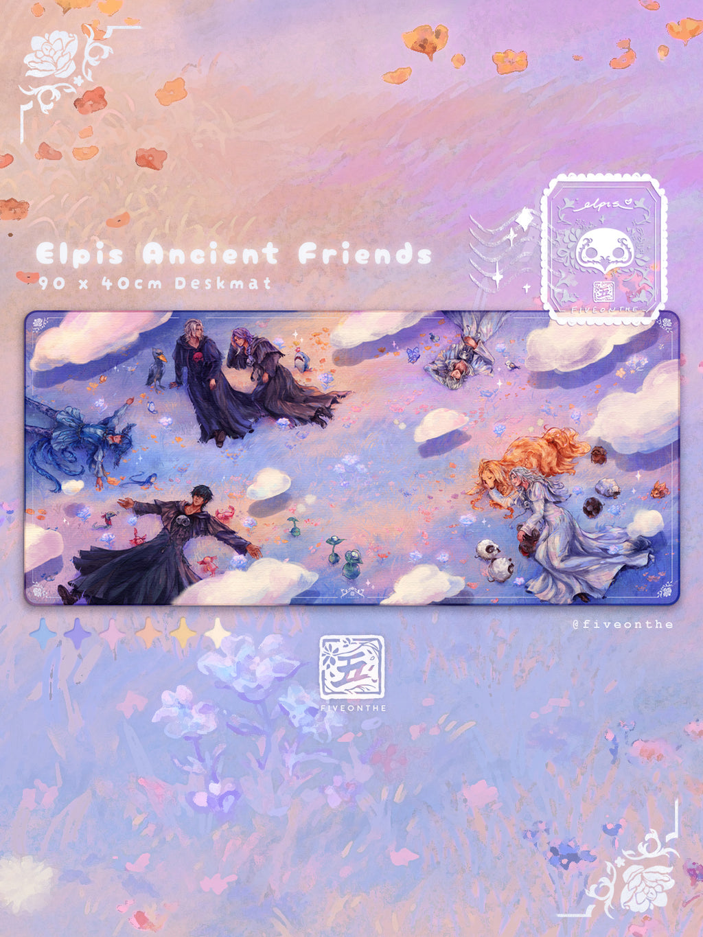 【PRE-ORDER】Elpis Ancient Friends ✦ FFXIV Desk Mat