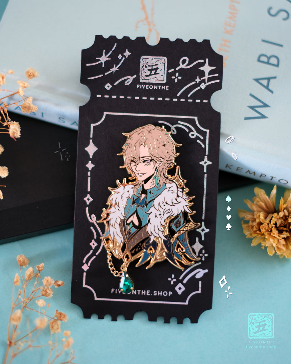 Aventurine ✦ Honkai Star Rail Enamel Pin