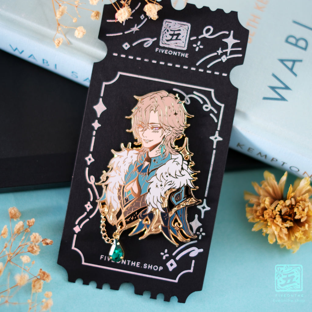 Aventurine ✦ Honkai Star Rail Enamel Pin