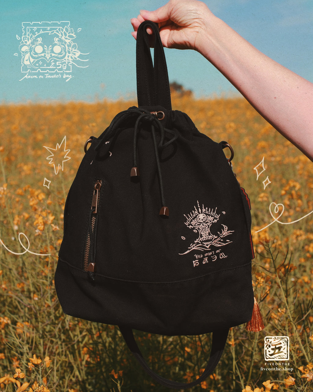 Azem the Traveller's Bag ✦ FFXIV Drawstring Bag