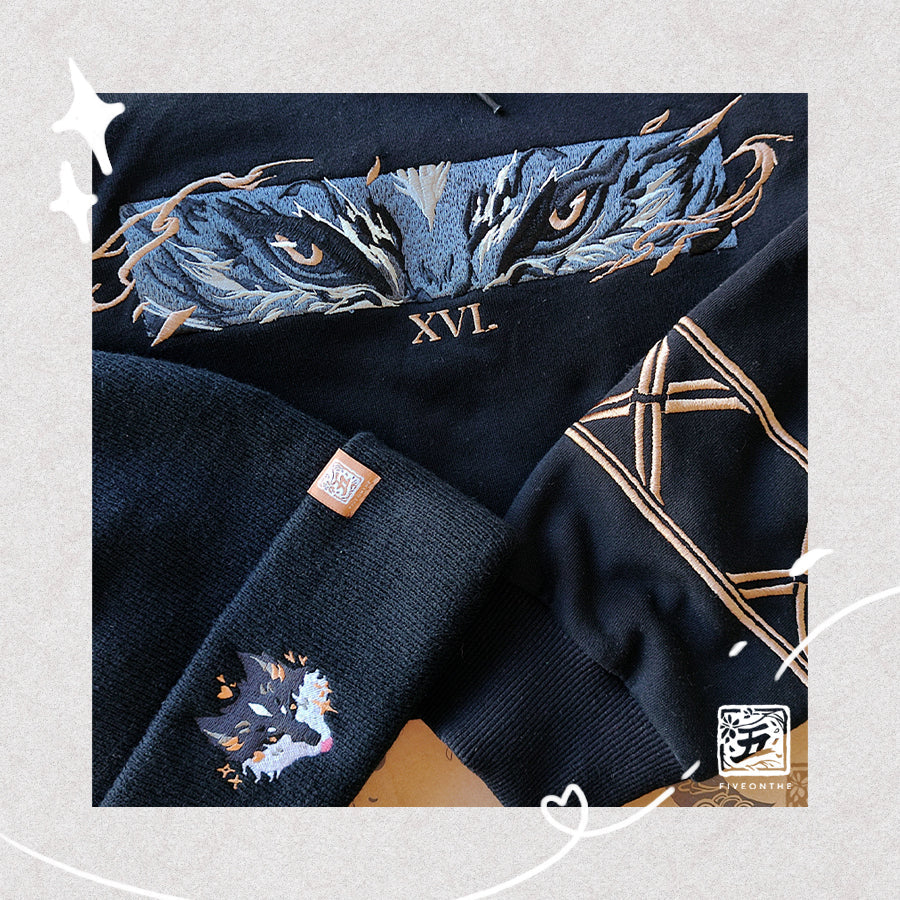 Torgal〚 FENRIR 〛Embroidered Hoodie ✦ FFXVI