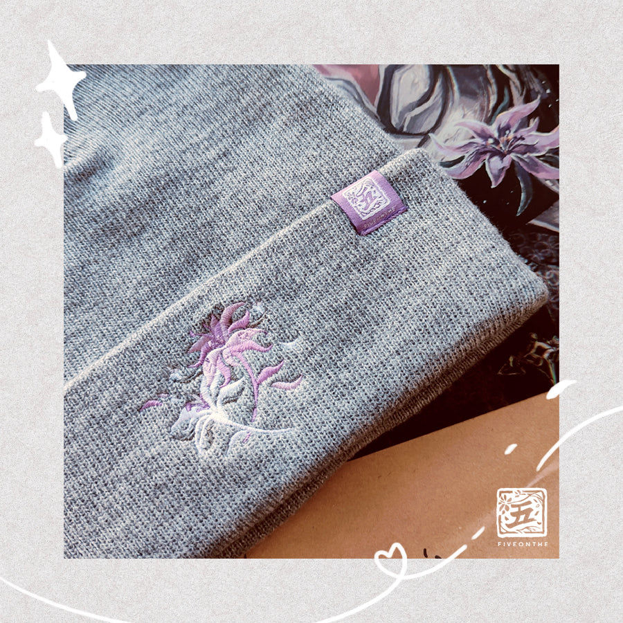 Torgal & Wyvern Tail Embroidered Beanies ✦ FFXVI