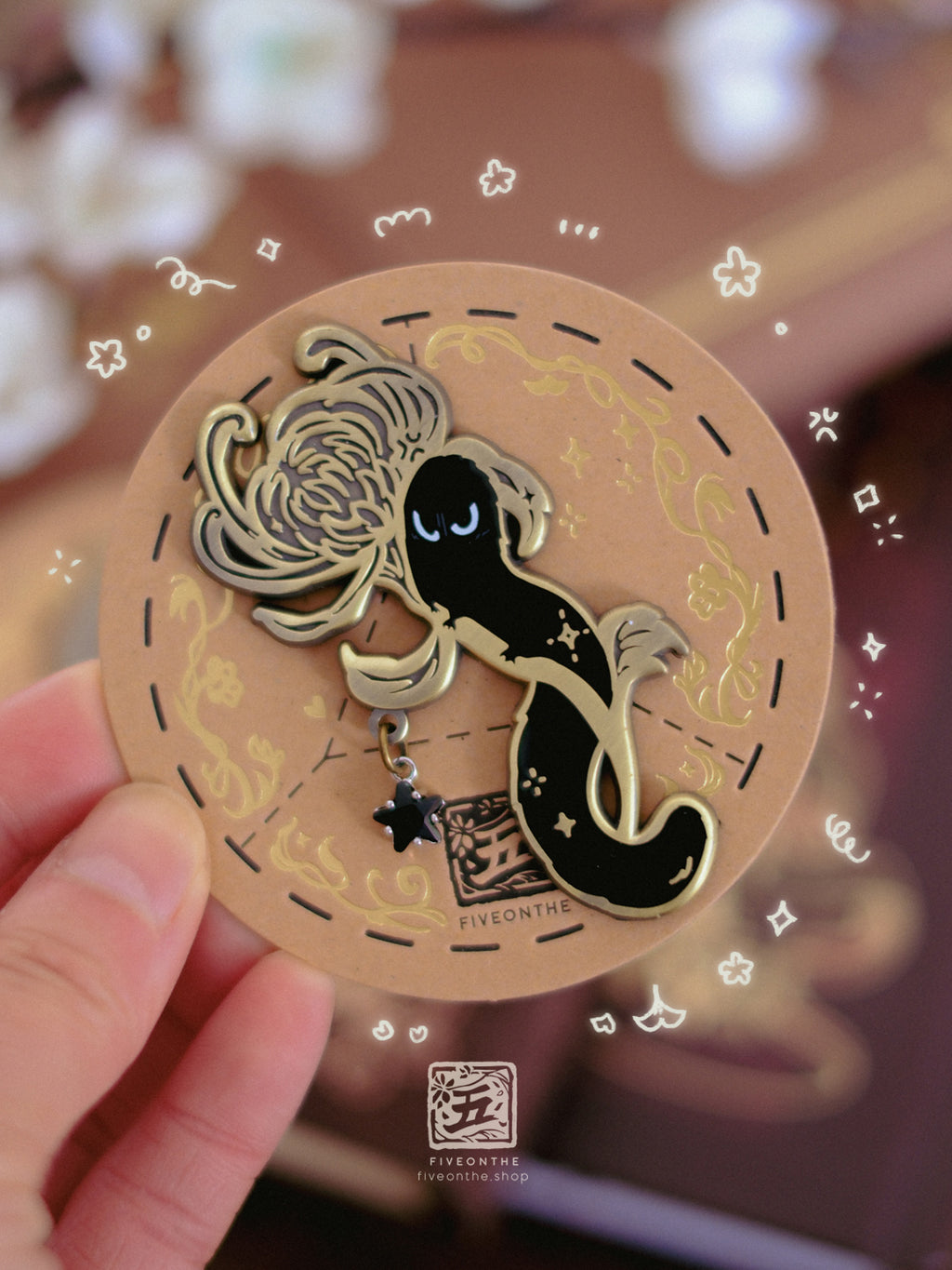 Botanical Brushbuddies ✦ Witch Hat Atelier Enamel Pins