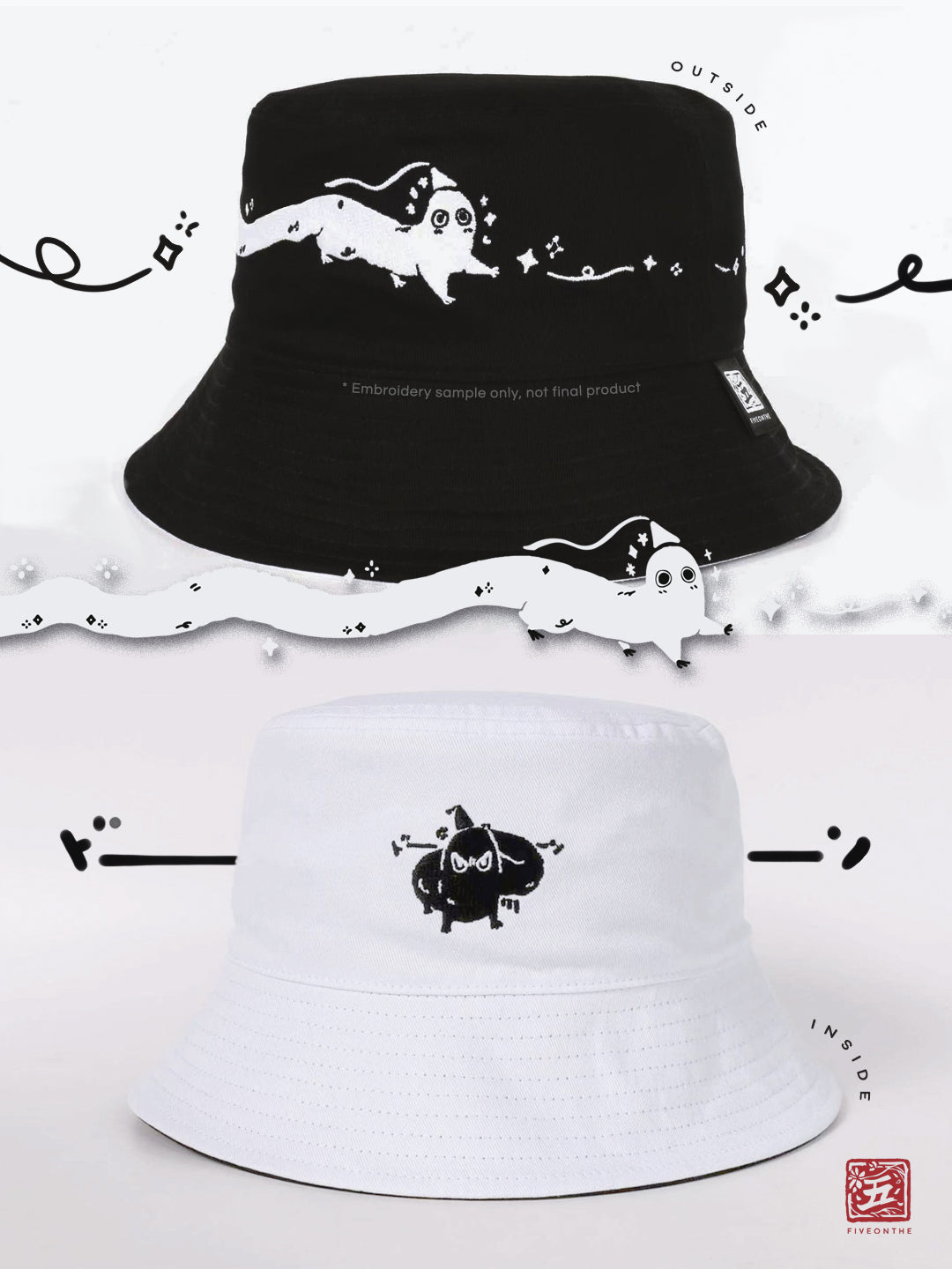 【PRE-ORDER】 Brushbuddy Reversible Bucket Hat ✦ Witch Hat Atelier