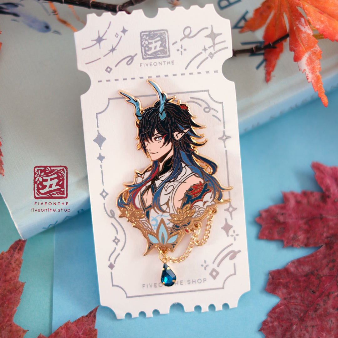 Dan Heng Imbibitor Lunae ✦ Honkai Star Rail Enamel Pin