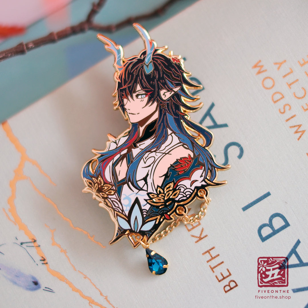 Dan Heng Imbibitor Lunae ✦ Honkai Star Rail Enamel Pin