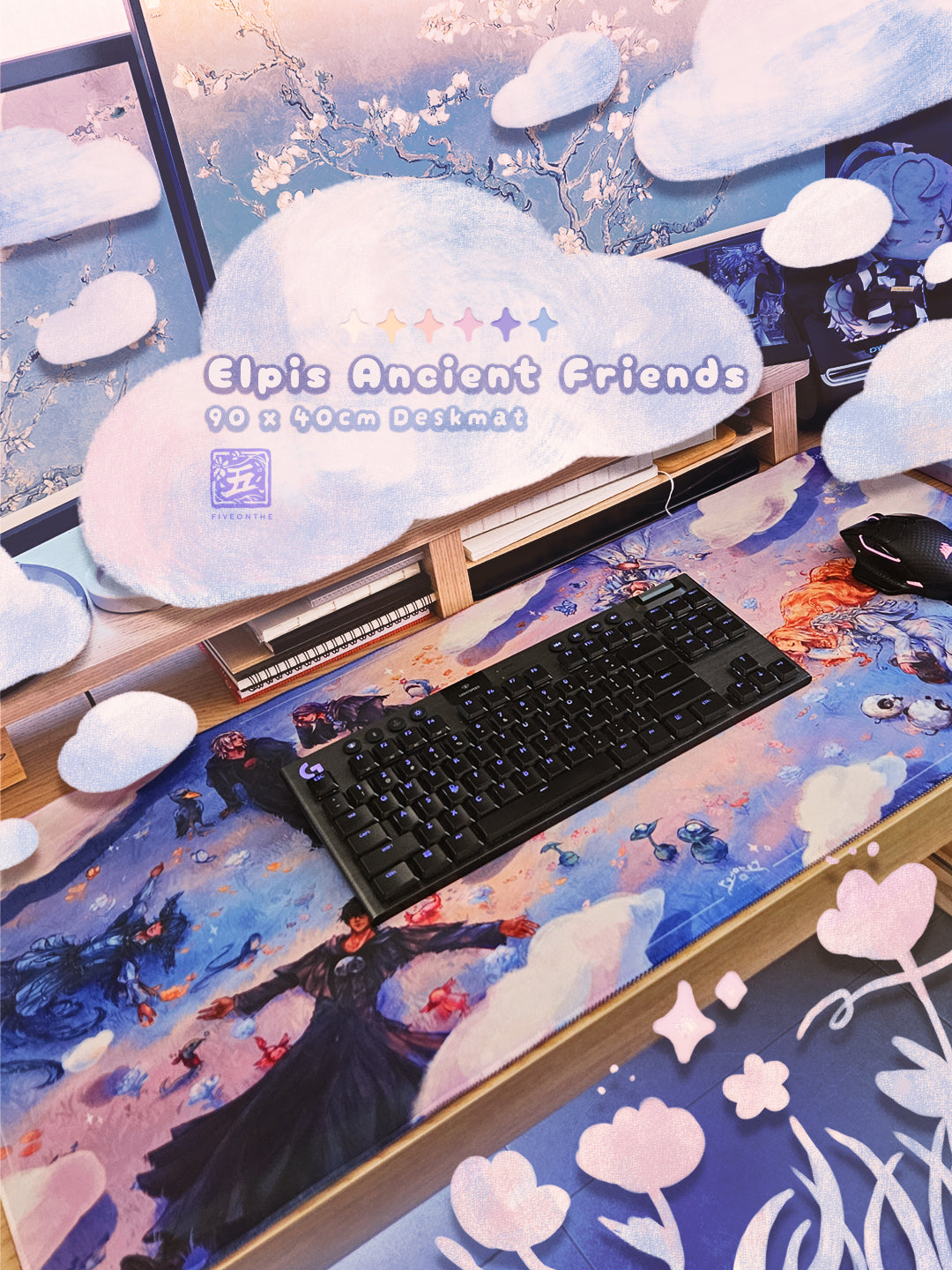 【PRE-ORDER】Elpis Ancient Friends ✦ FFXIV Desk Mat