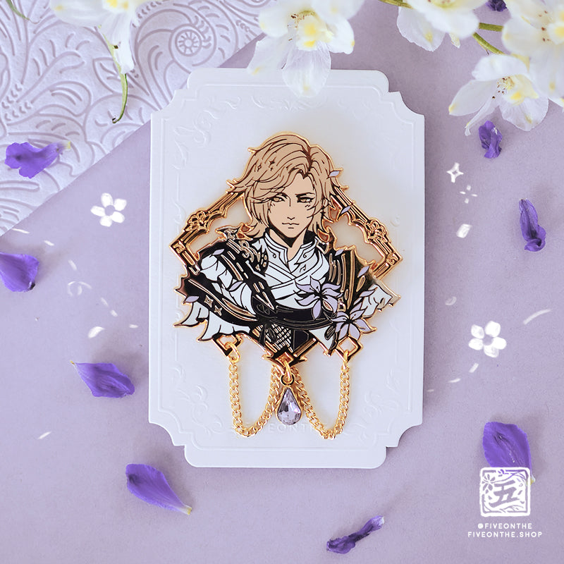 Dion Lesage ✦ FFXVI Framed Enamel Pin
