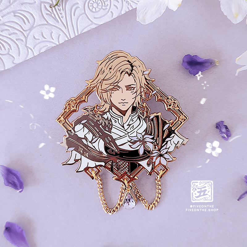 Dion Lesage ✦ FFXVI Framed Enamel Pin