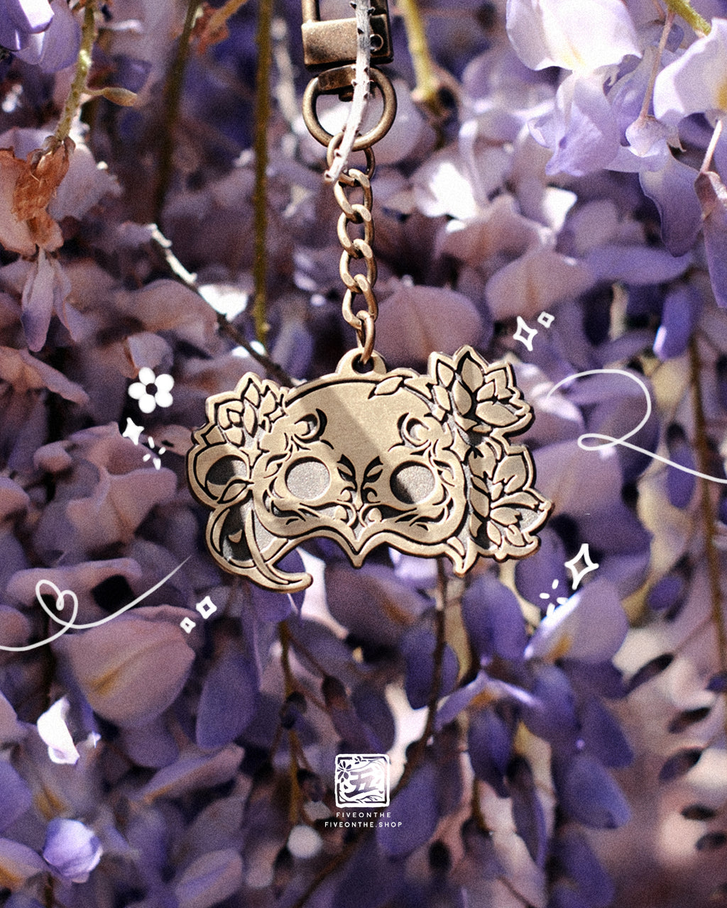 Elpis Mask Charm ✦ FFXIV Keychains