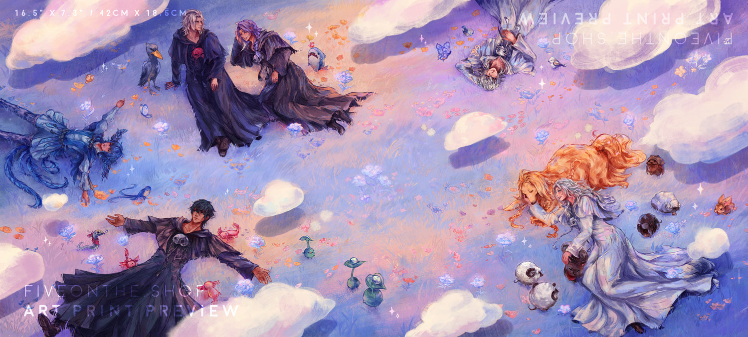 Elpis Ancient Friends ✦ FFXIV Pearlescent Art Print