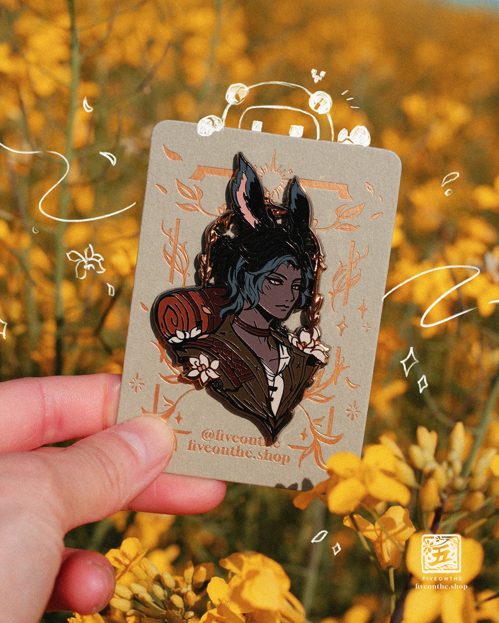 Erenville ✦ FFXIV Dawntrail Enamel Pin