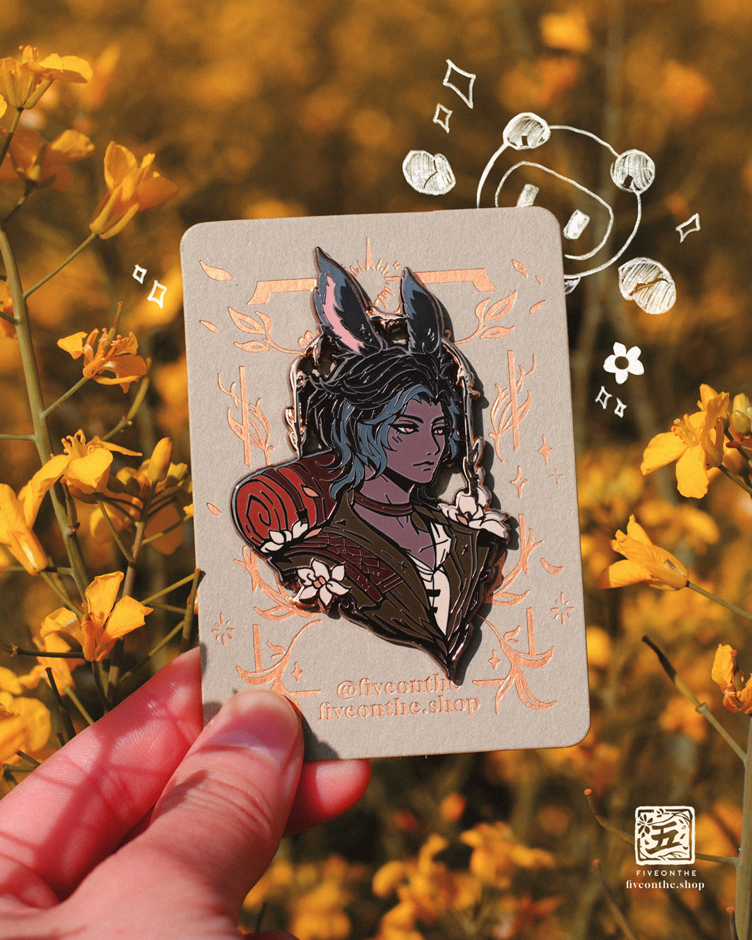 Erenville ✦ FFXIV Dawntrail Enamel Pin