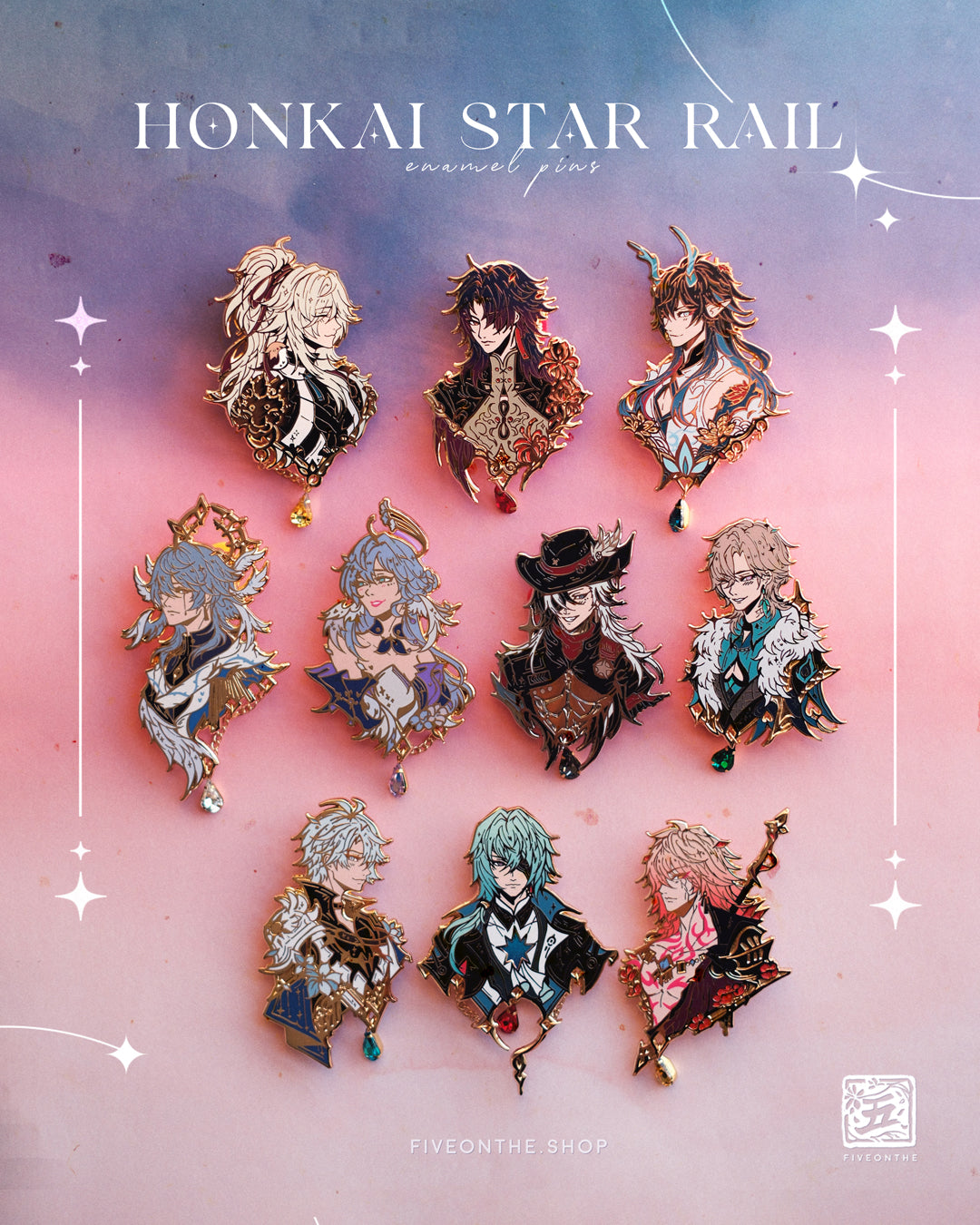 Dan Heng Imbibitor Lunae ✦ Honkai Star Rail Enamel Pin