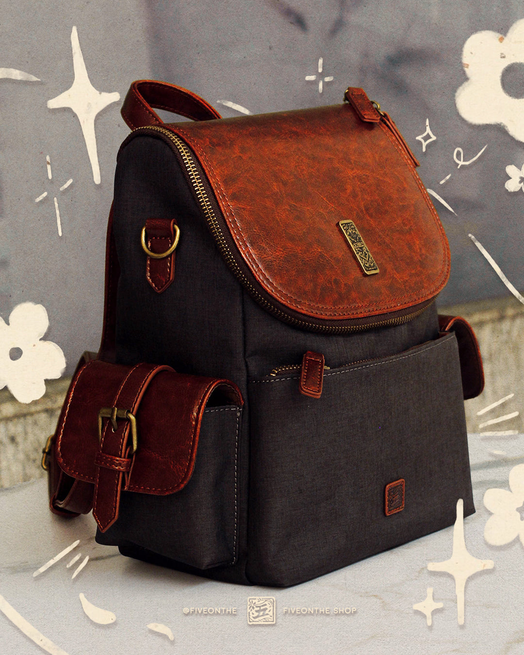 gw2 mini springer backpack The Gleaner's Mini Backpack ✦ FFXIV Dawntrail Bag – Fiveonthe