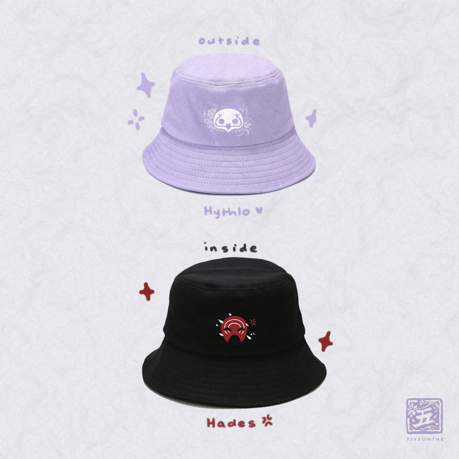 【PRE-ORDER】 Hades & Hythlodaeus ✦ FFXIV Reversible Bucket Hat