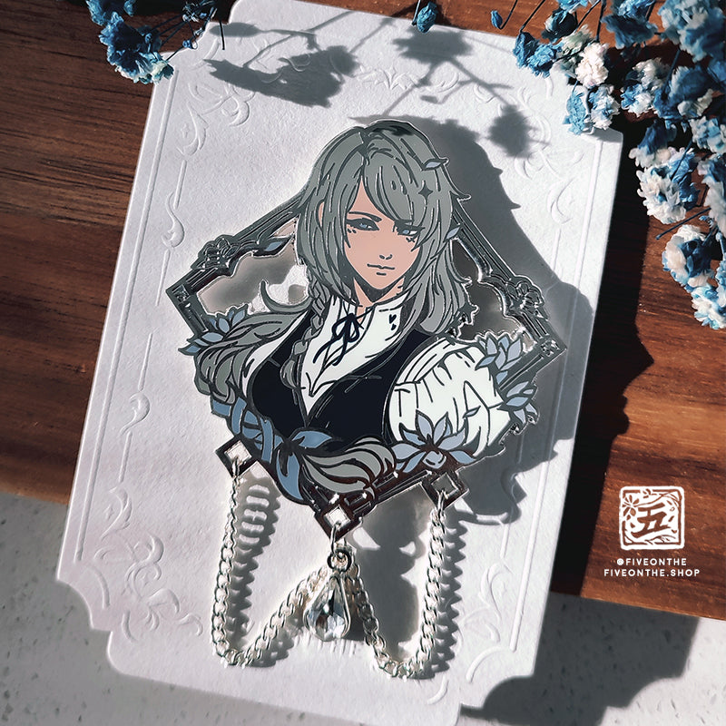 Jill Warrick ✦ FFXVI Framed Enamel Pin