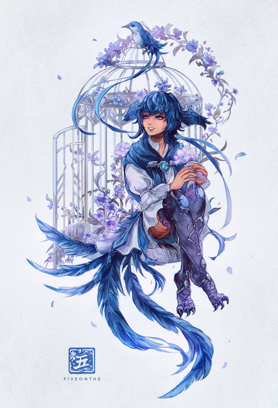 Hermes & Meteion ✦ FFXIV Art Prints