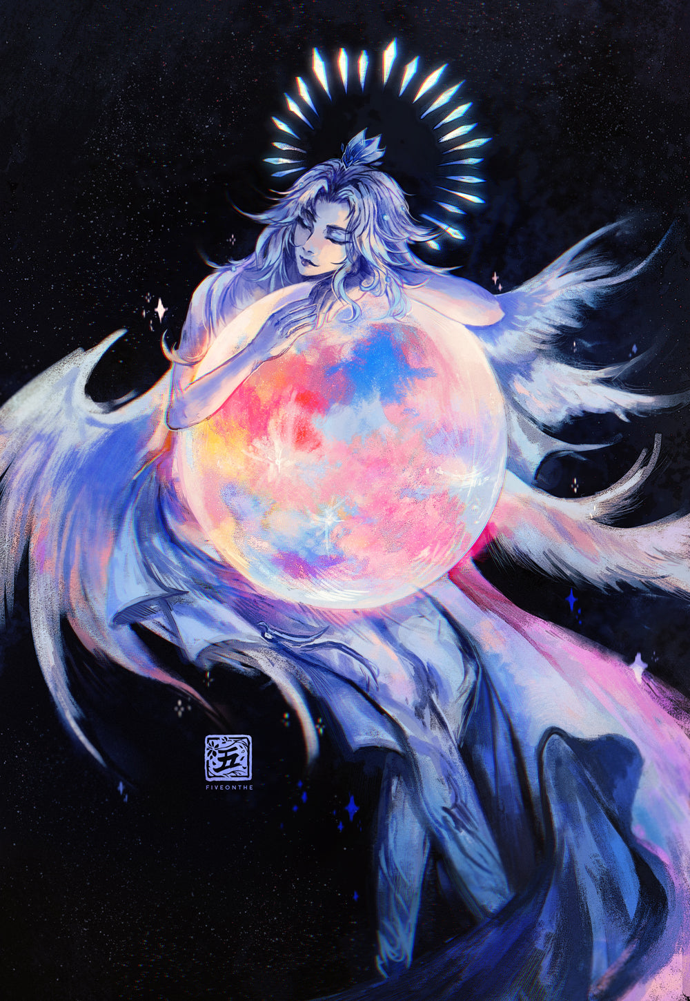 Elysian Moon ✦ FFXIV Art Print – Fiveonthe
