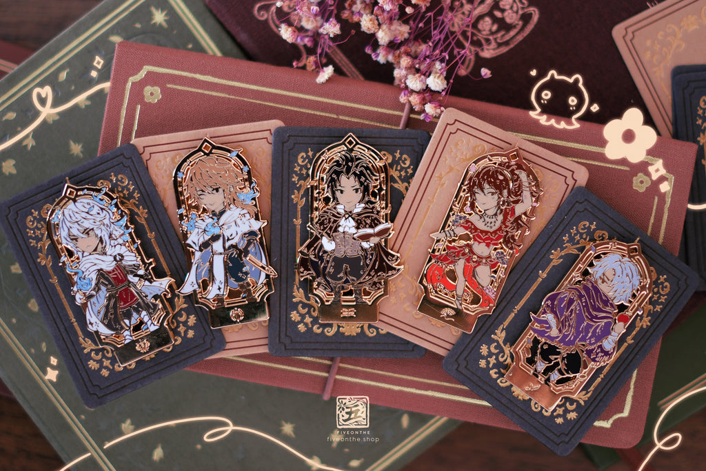 Octopath Traveler I ✦ Mini Enamel Pin Standees