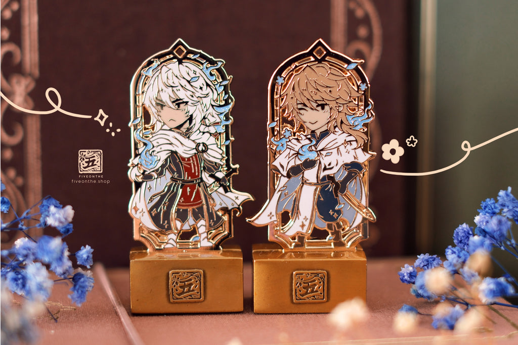 Octopath Traveler 0 ✦ Mini Enamel Pin Standees
