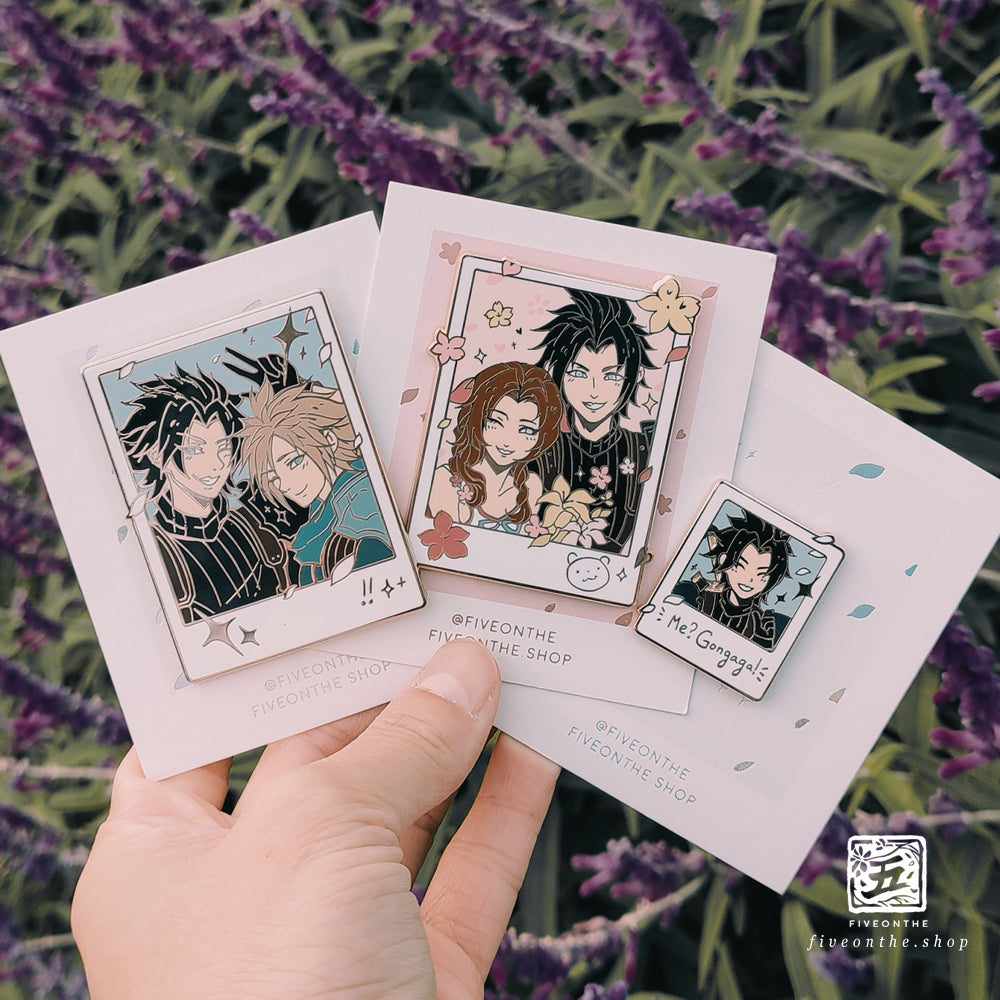 Crisis Core Polaroids ✦ FFVII Enamel Pins