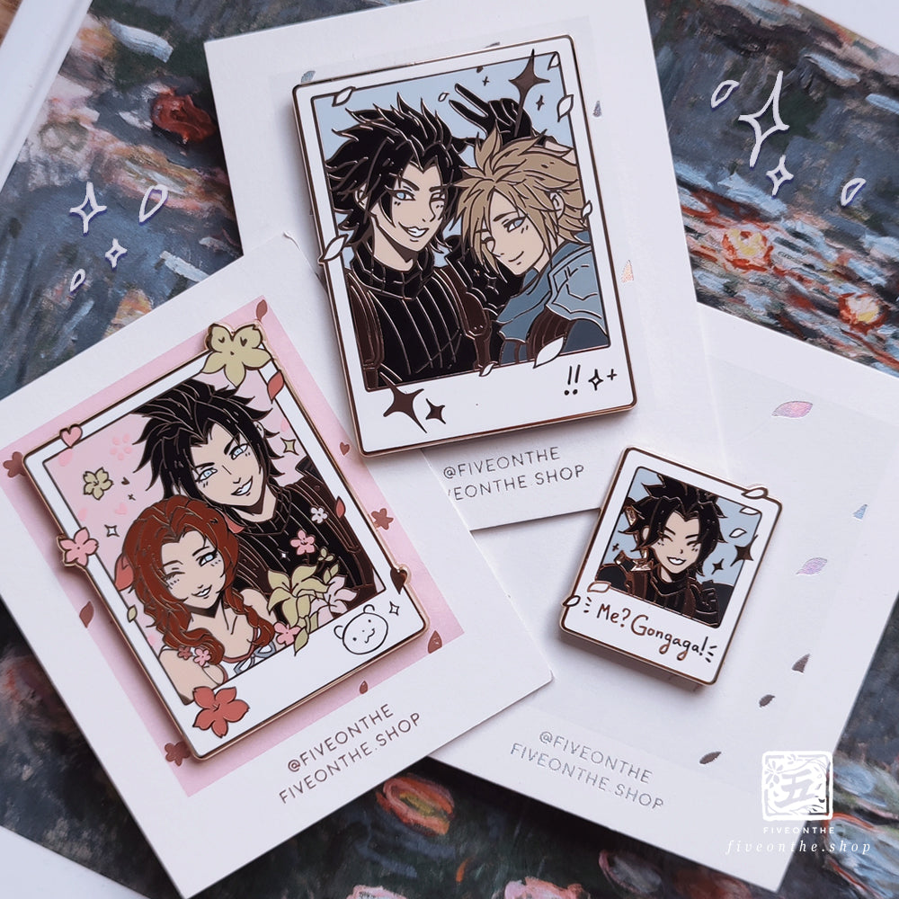Crisis Core Polaroids ✦ FFVII Enamel Pins