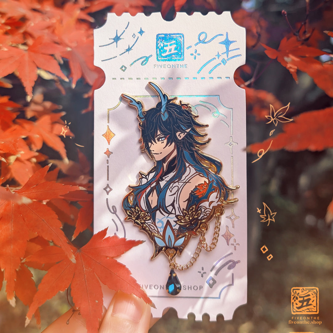 Dan Heng Imbibitor Lunae ✦ Honkai Star Rail Enamel Pin