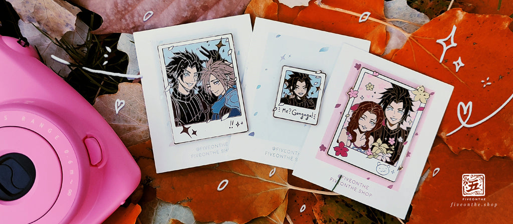 Crisis Core Polaroids ✦ FFVII Enamel Pins