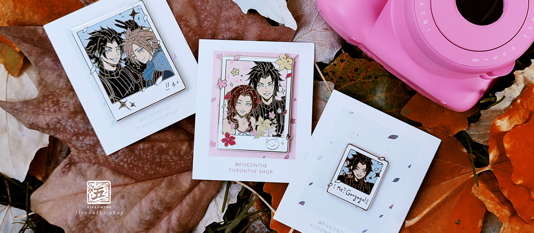 Crisis Core Polaroids ✦ FFVII Enamel Pins