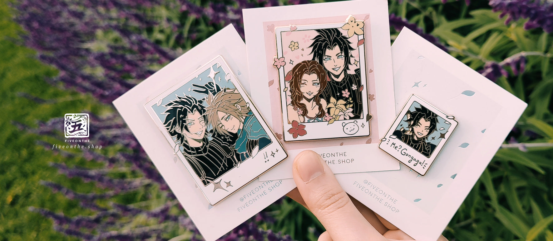 Crisis Core Polaroids ✦ FFVII Enamel Pins