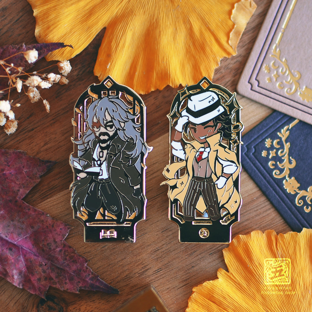 Octopath Traveler II ✦ Mini Enamel Pin Standees