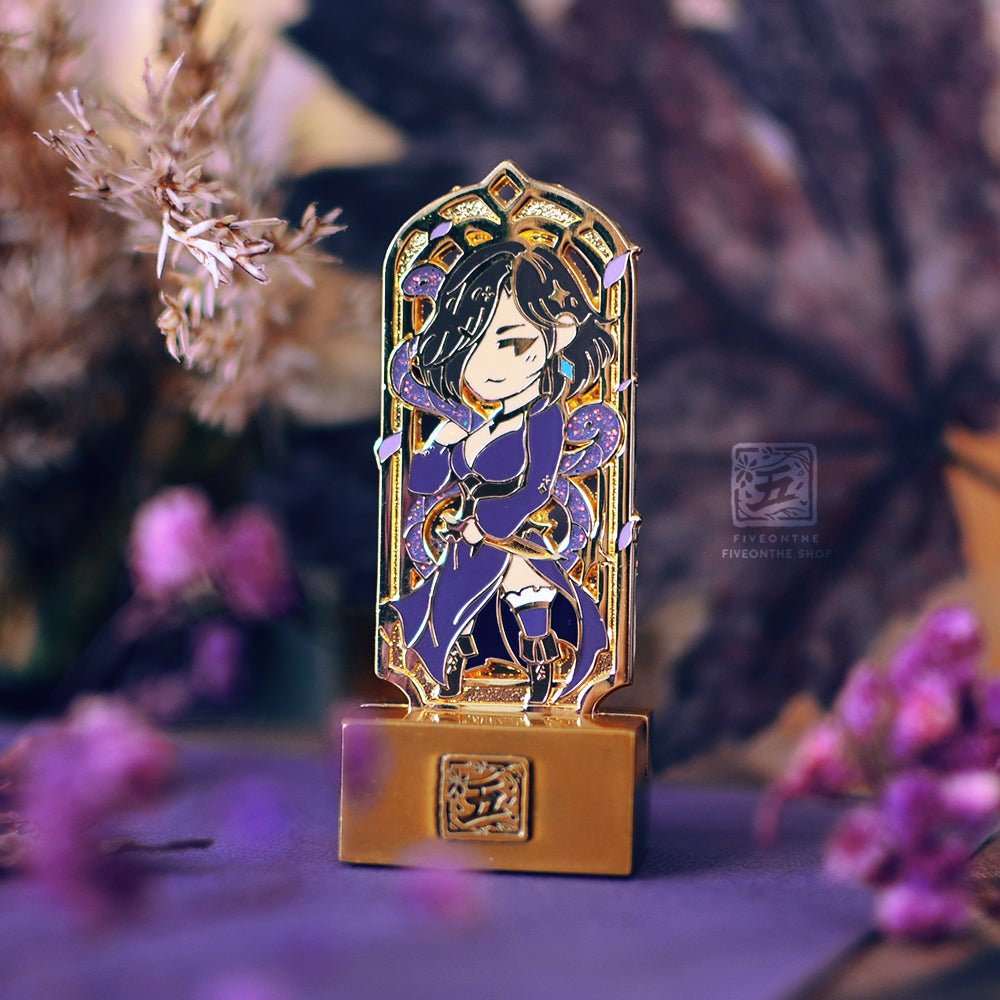 Octopath Traveler II ✦ Mini Enamel Pin Standees