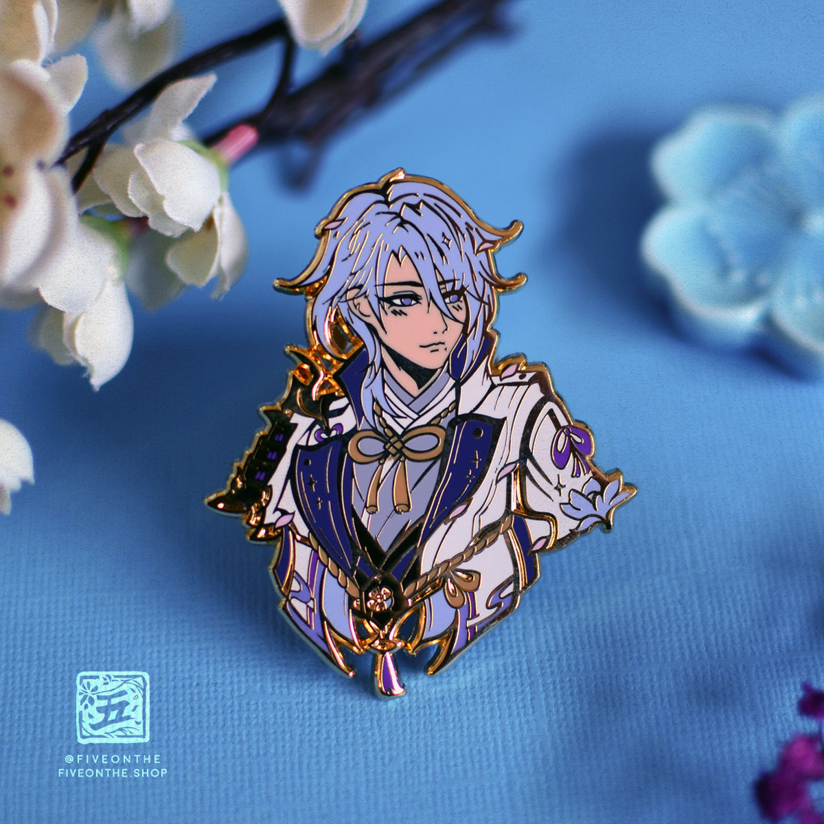 Ayato ✦ Genshin Impact Enamel Pins