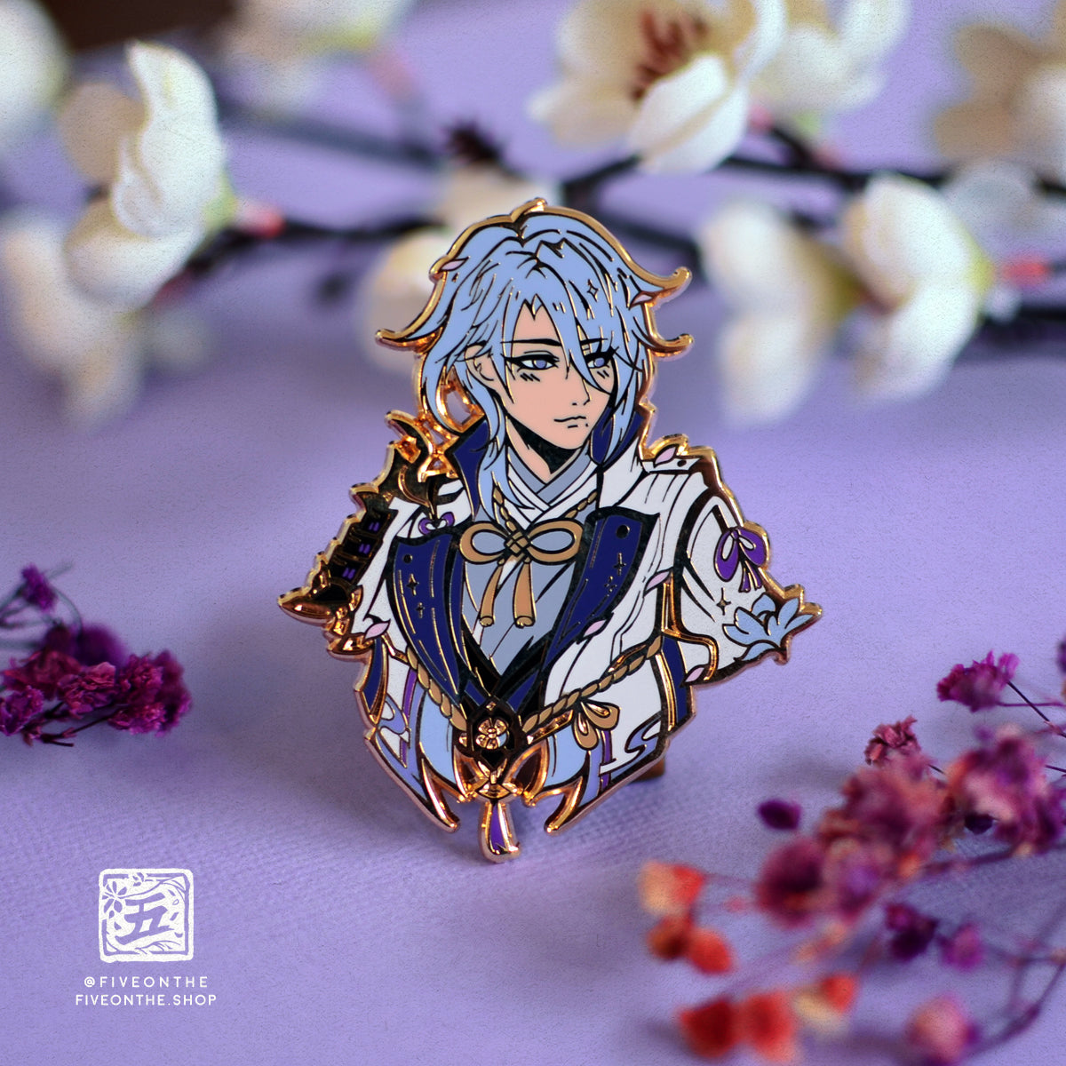 Ayato ✦ Genshin Impact Enamel Pins