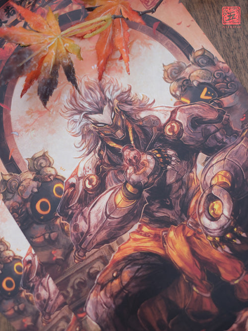 Guardian Lion ✦ ZZZ Art Print