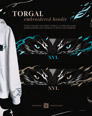 Torgal〚 FENRIR 〛Embroidered Hoodie ✦ FFXVI