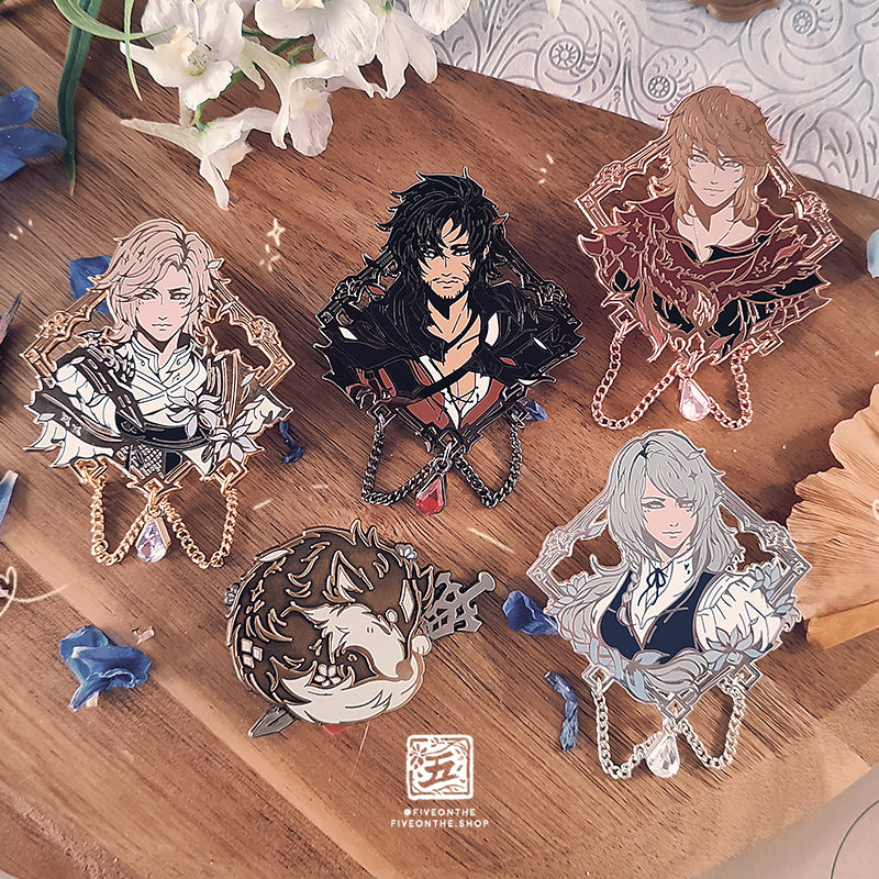 Clive Rosfield ✦ FFXVI Framed Enamel Pin