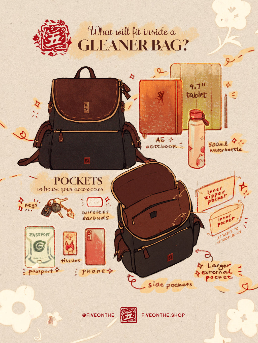 The Gleaner's Mini Backpack ✦ FFXIV Dawntrail Bag