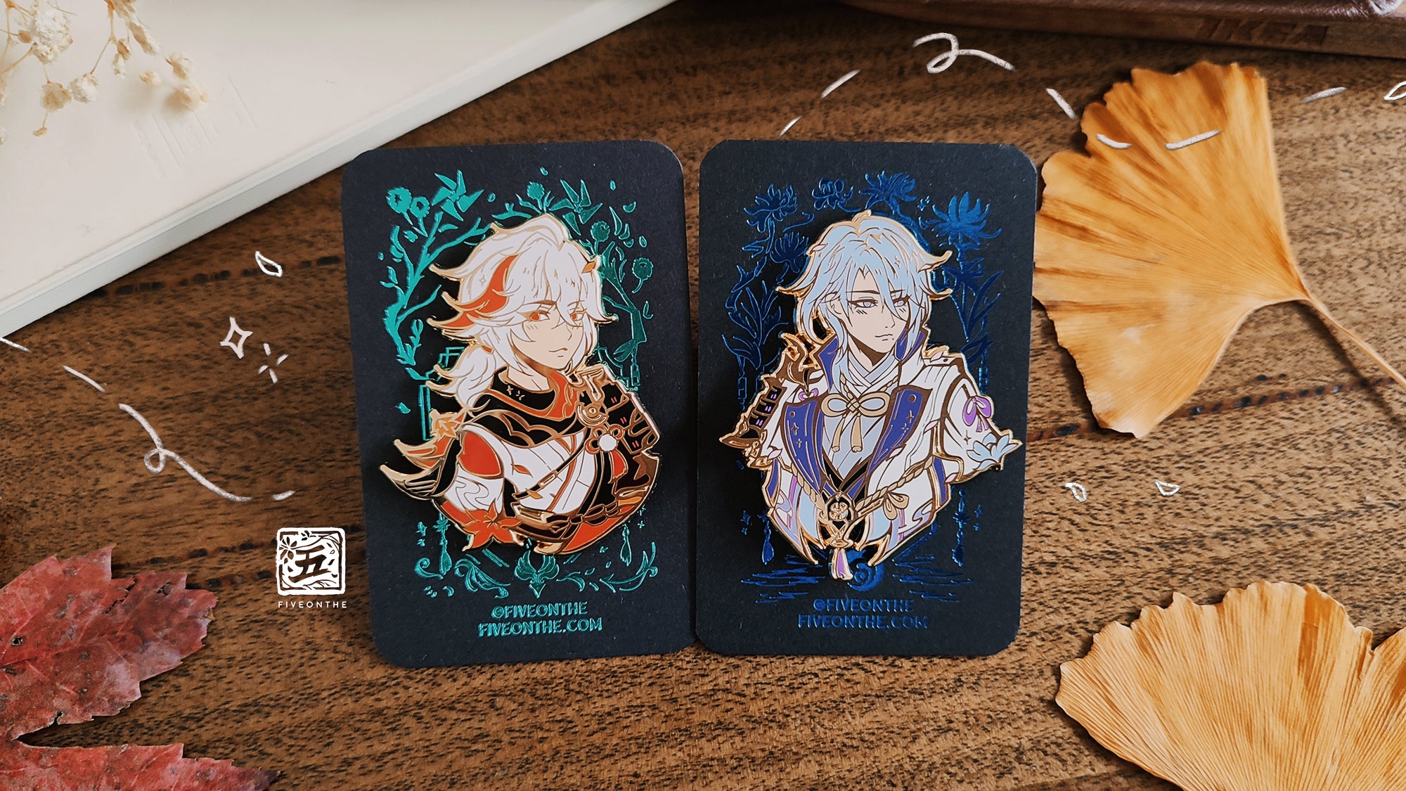 Kazuha ✦ Genshin Impact Enamel Pins