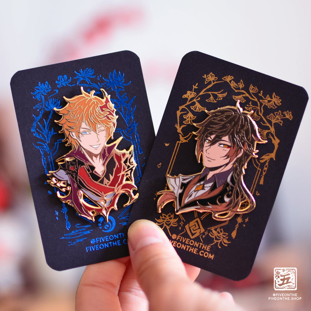 Zhongli ✦ Genshin Impact Enamel Pins